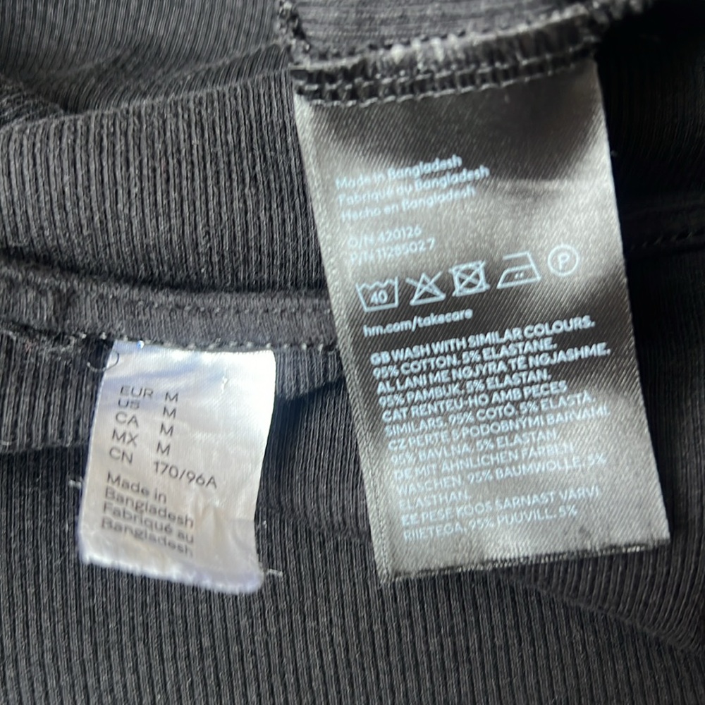 5/$25 H&M Strapless Ribbed Mini Dress - Picture 7 of 7